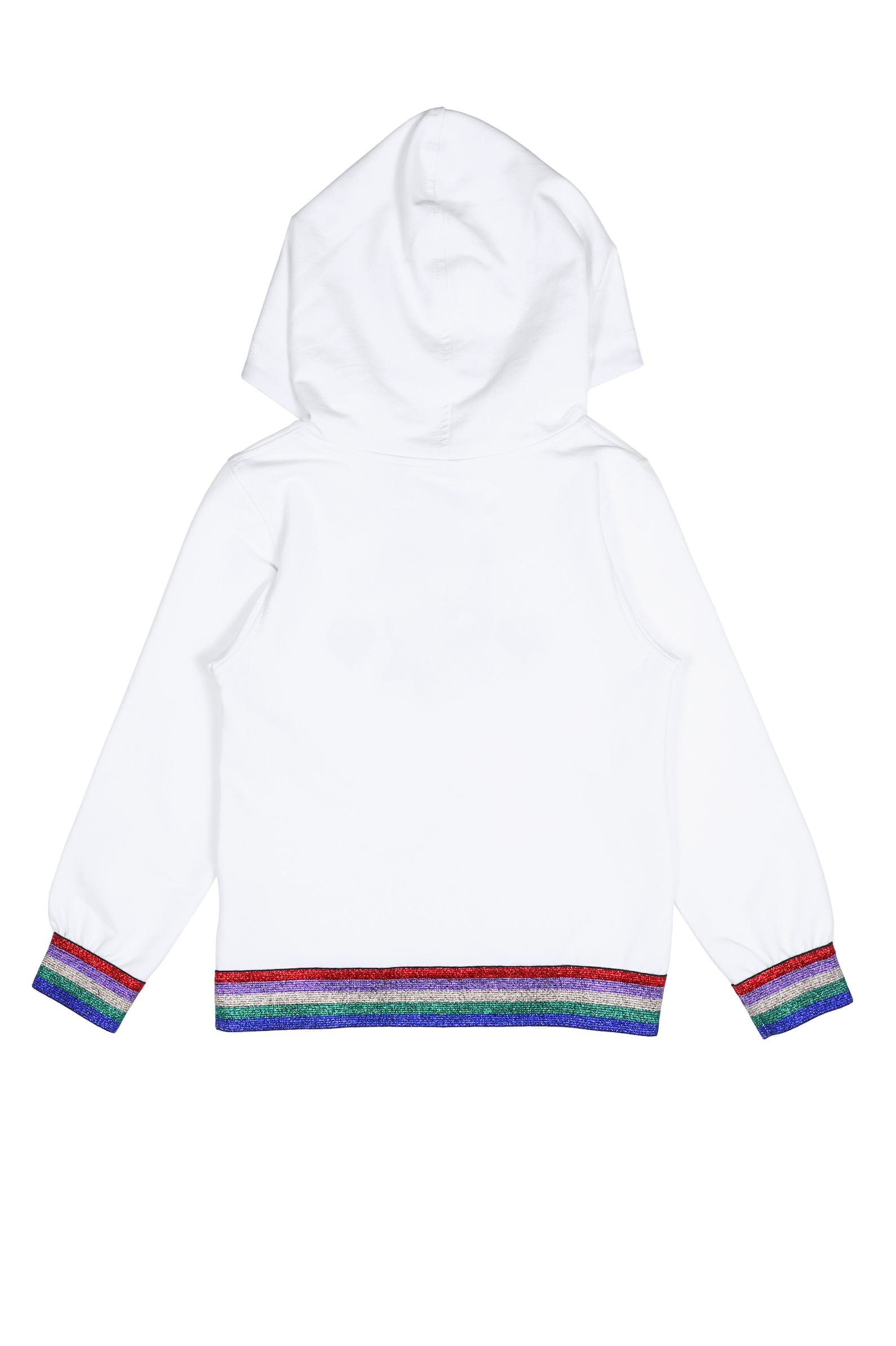 Худи дев.АРТ.SR150D812,бел,хл-эл