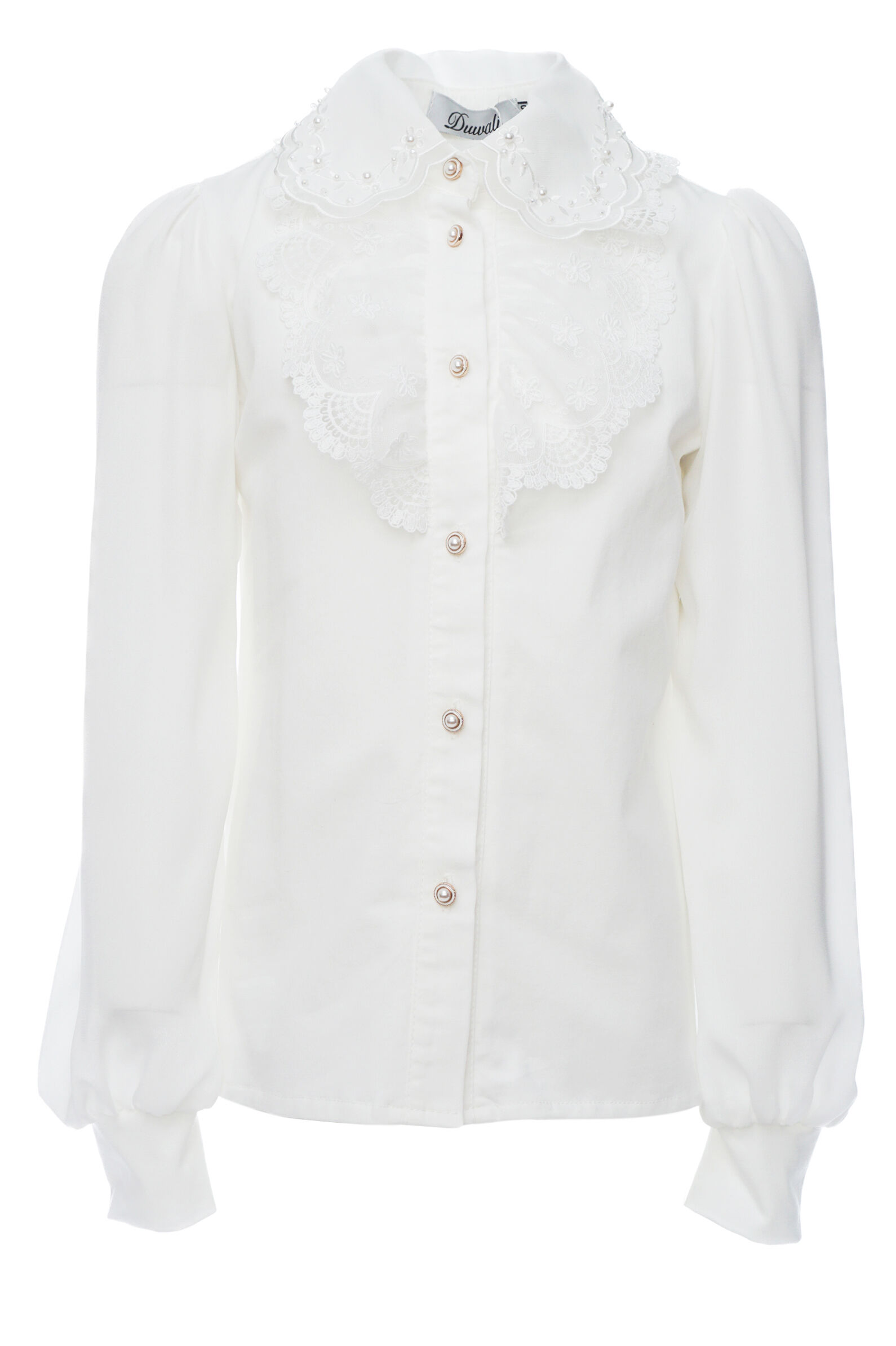 Блуза дев. АРТ.D44130,мол,хл-эл