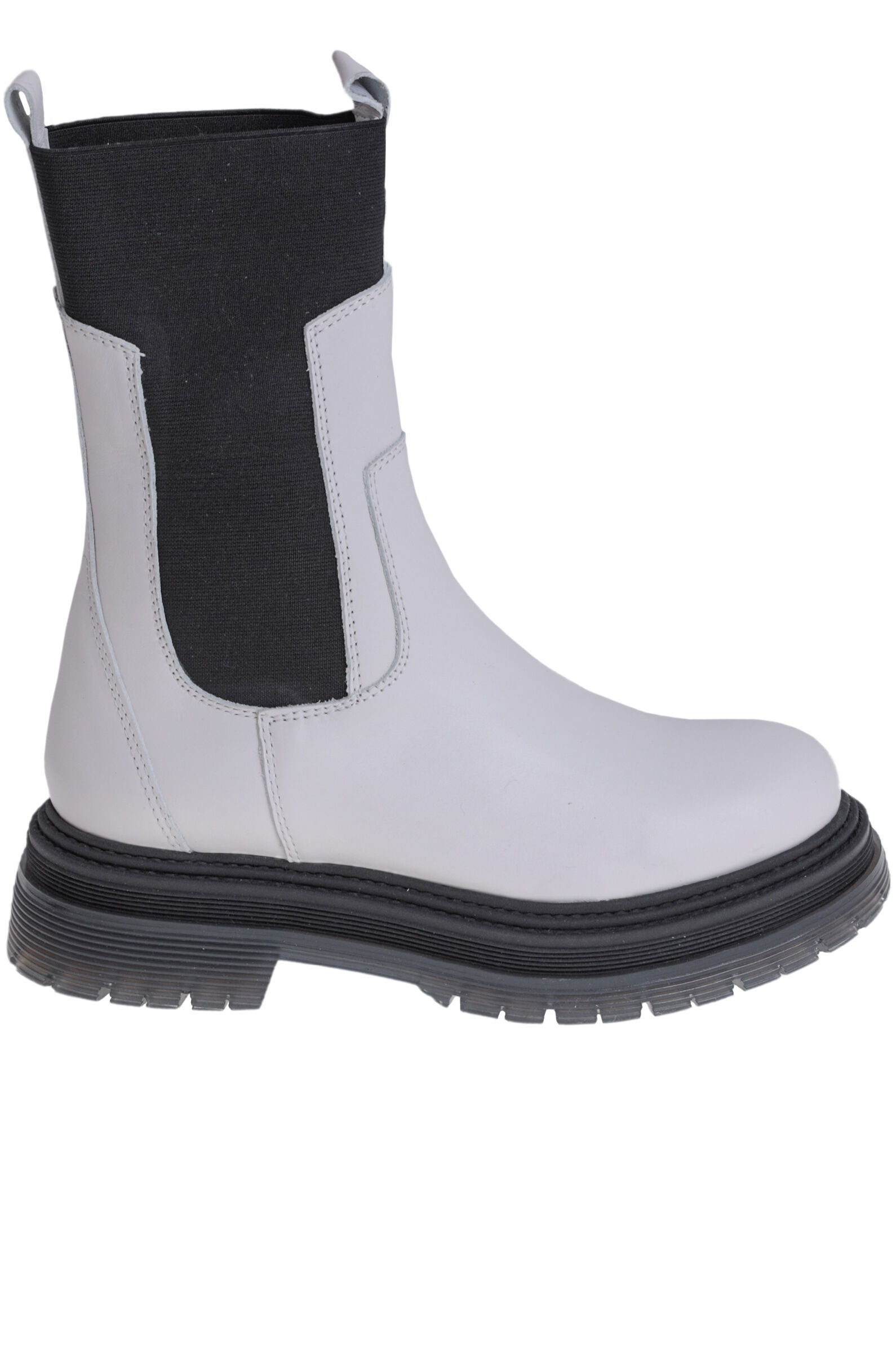 Ботинки жен. АРТ.36643,бел-чер,н.к-тек/н.м