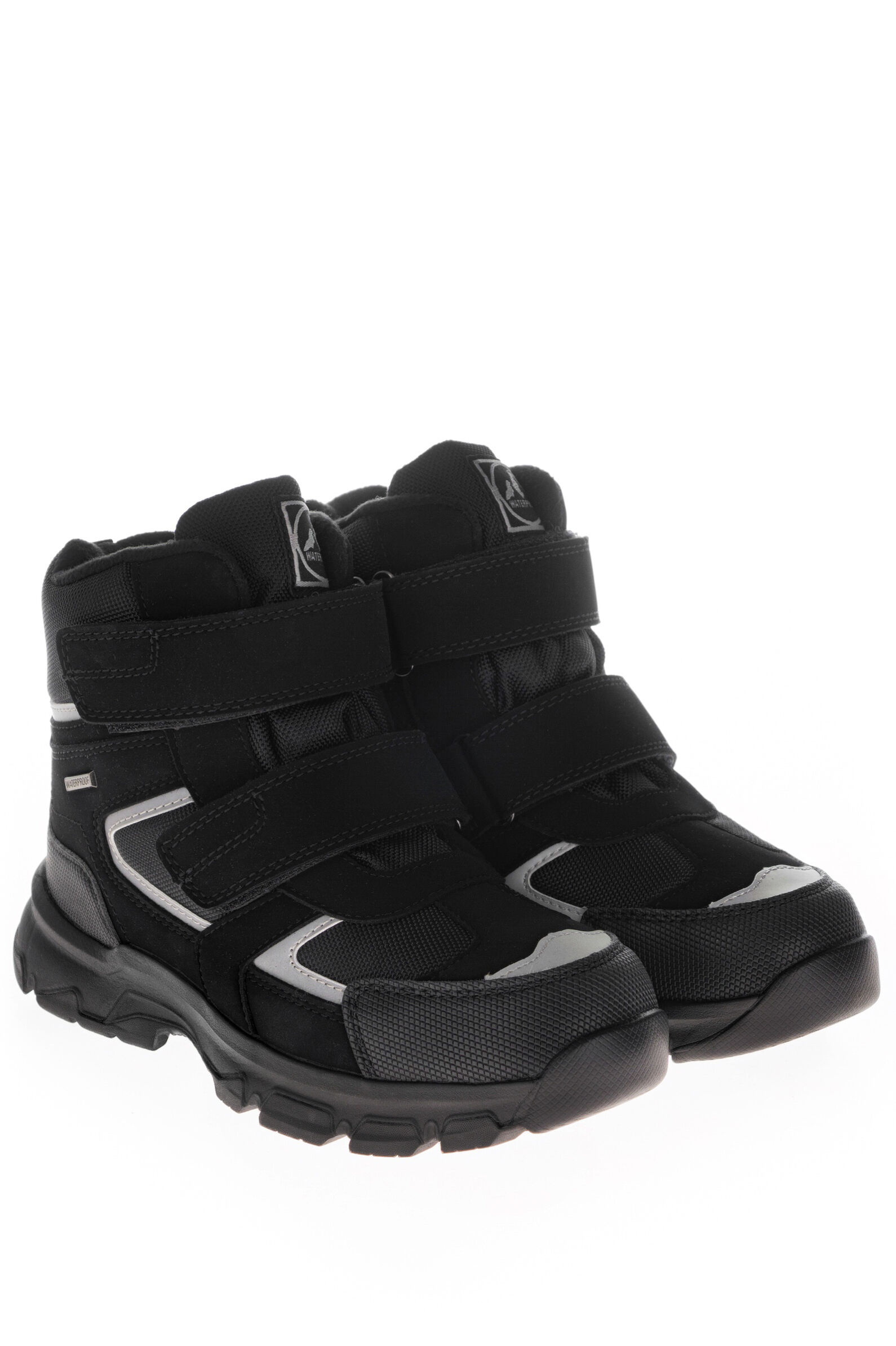 Ботинки мал. АРТ.74-0290C,чер,и.к-тек/шер