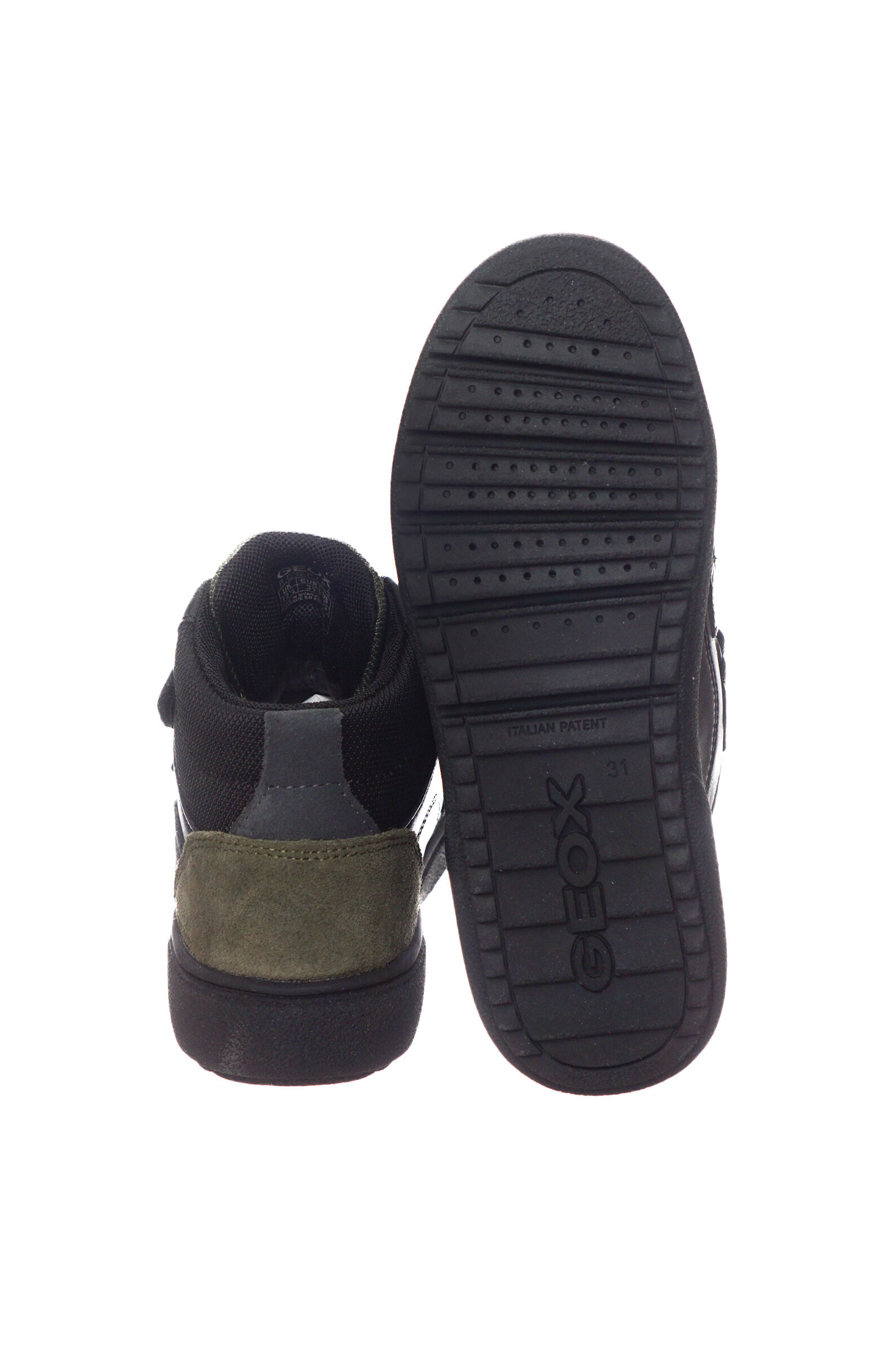 Ботинки мал. АРТ.J36LEA,чер-хаки,н.к-и.к-тек/тек