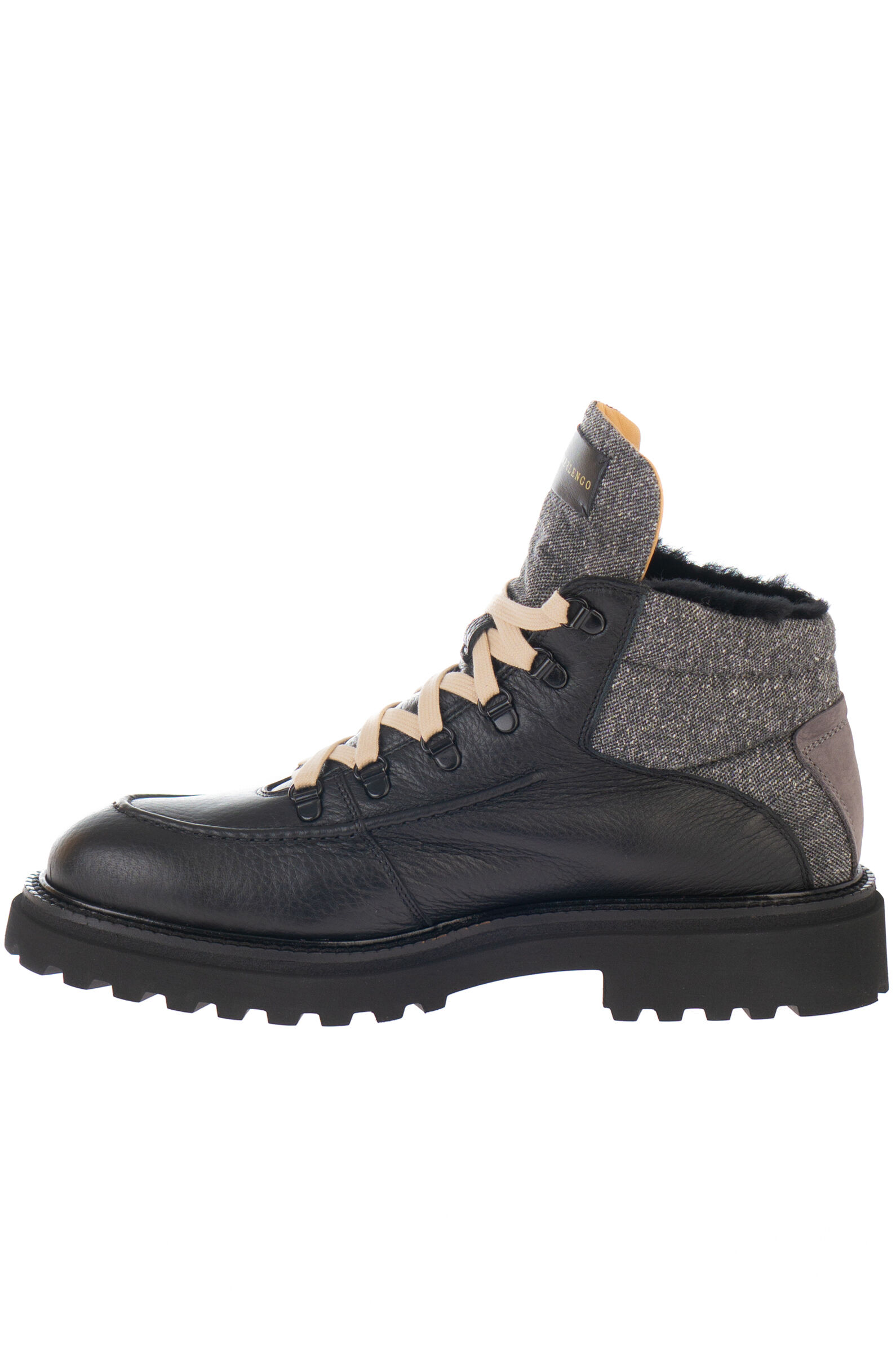 Ботинки муж. АРТ.M16390CAINE731,чер-сер,н.к-т/н.м