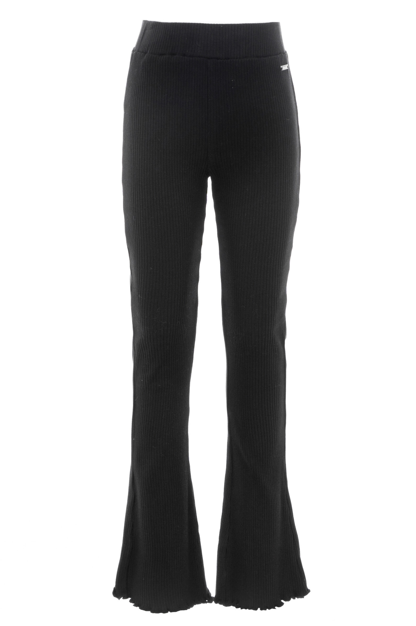 Брюки дев. АРТ.0 7657/00,чер,хл-эл