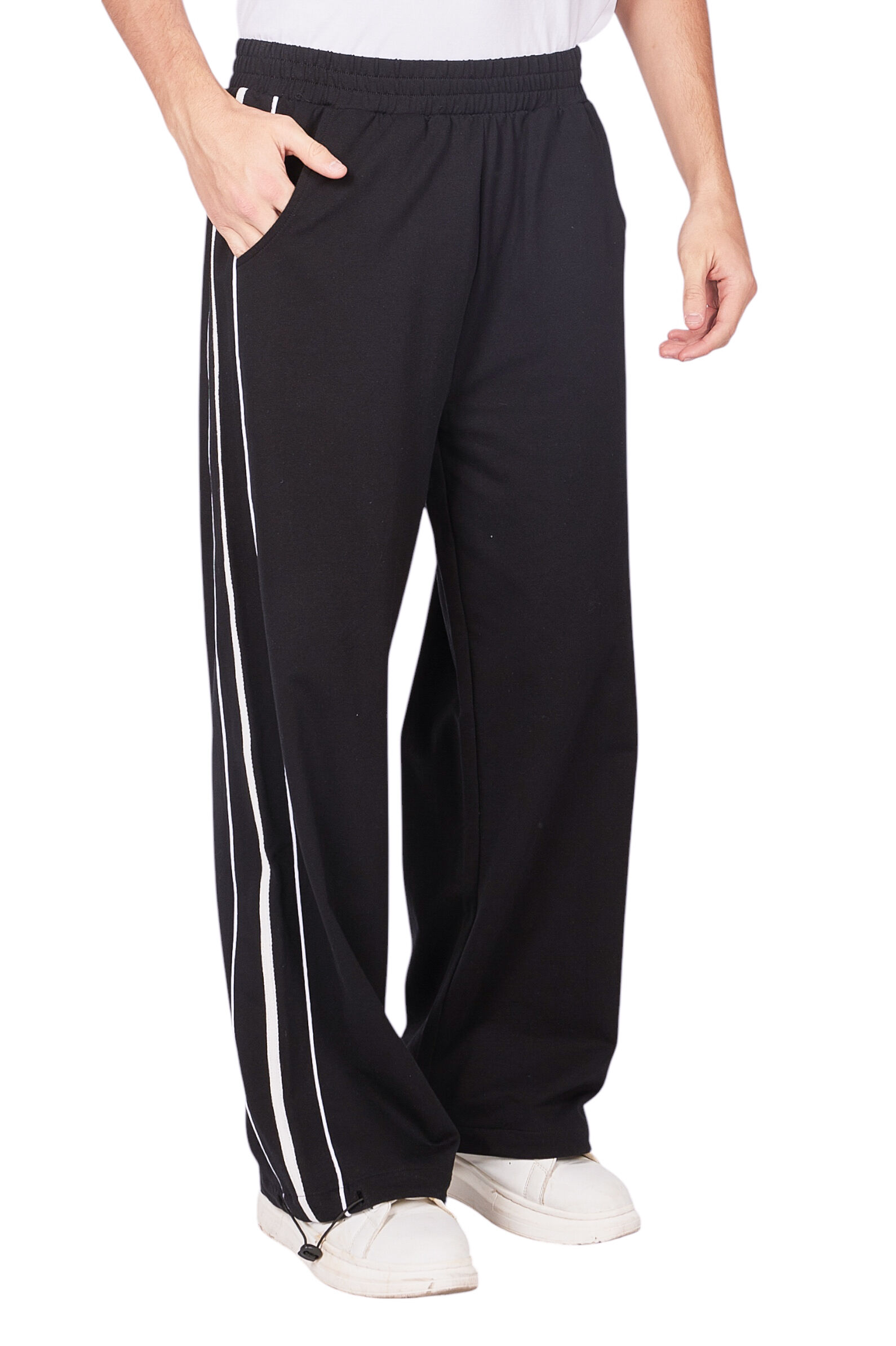 Брюки мал. АРТ.B-TR35270,чер,хл-эл