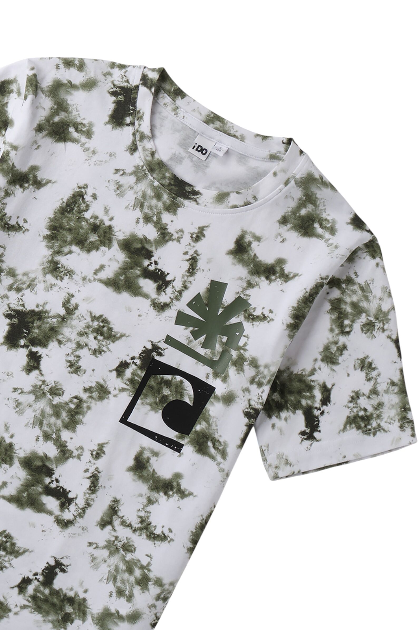 Футболка мал. АРТ.4.B627.00,зел-бел,хл-эл