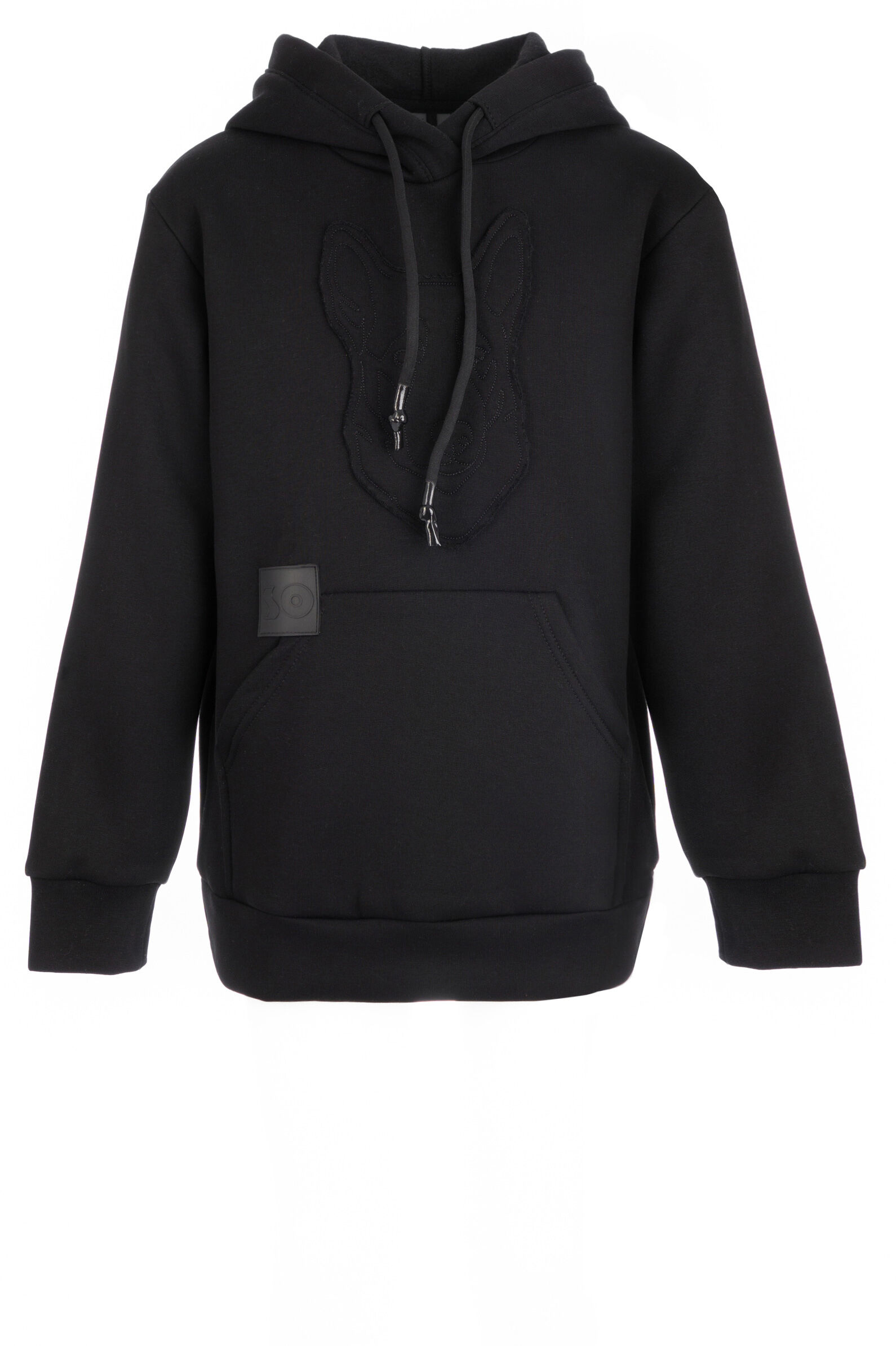 Худи дев. АРТ.SR160D204,чер,хл-эл