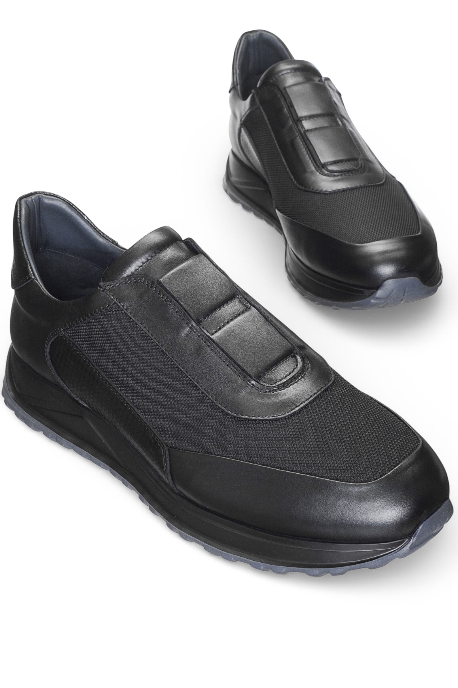 П/ботинки муж. АРТ.6528-03,чер,н.к-тек/н.к