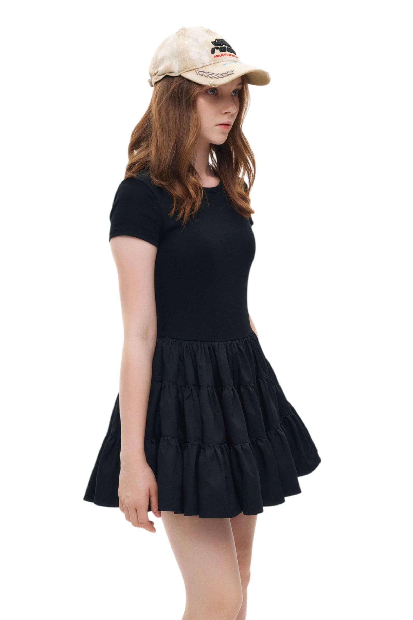 Платье дев. АРТ.AA238494,чер,хл-пэ-эл