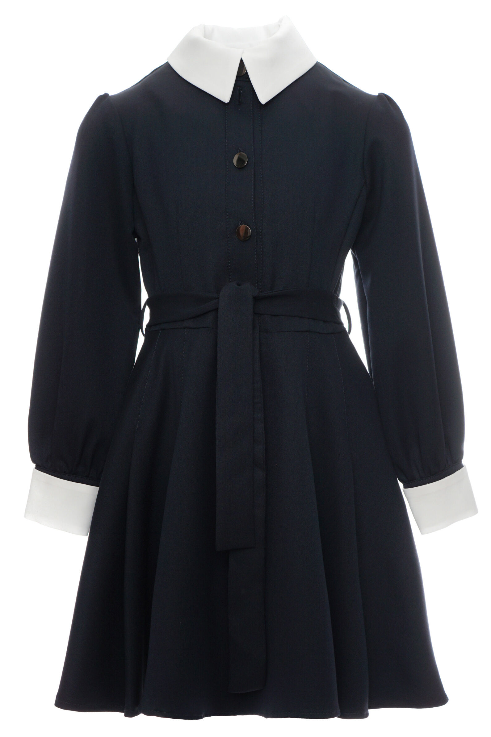 Платье дев. АРТ.LC24G-SRF-38-103,син,вис-пэ