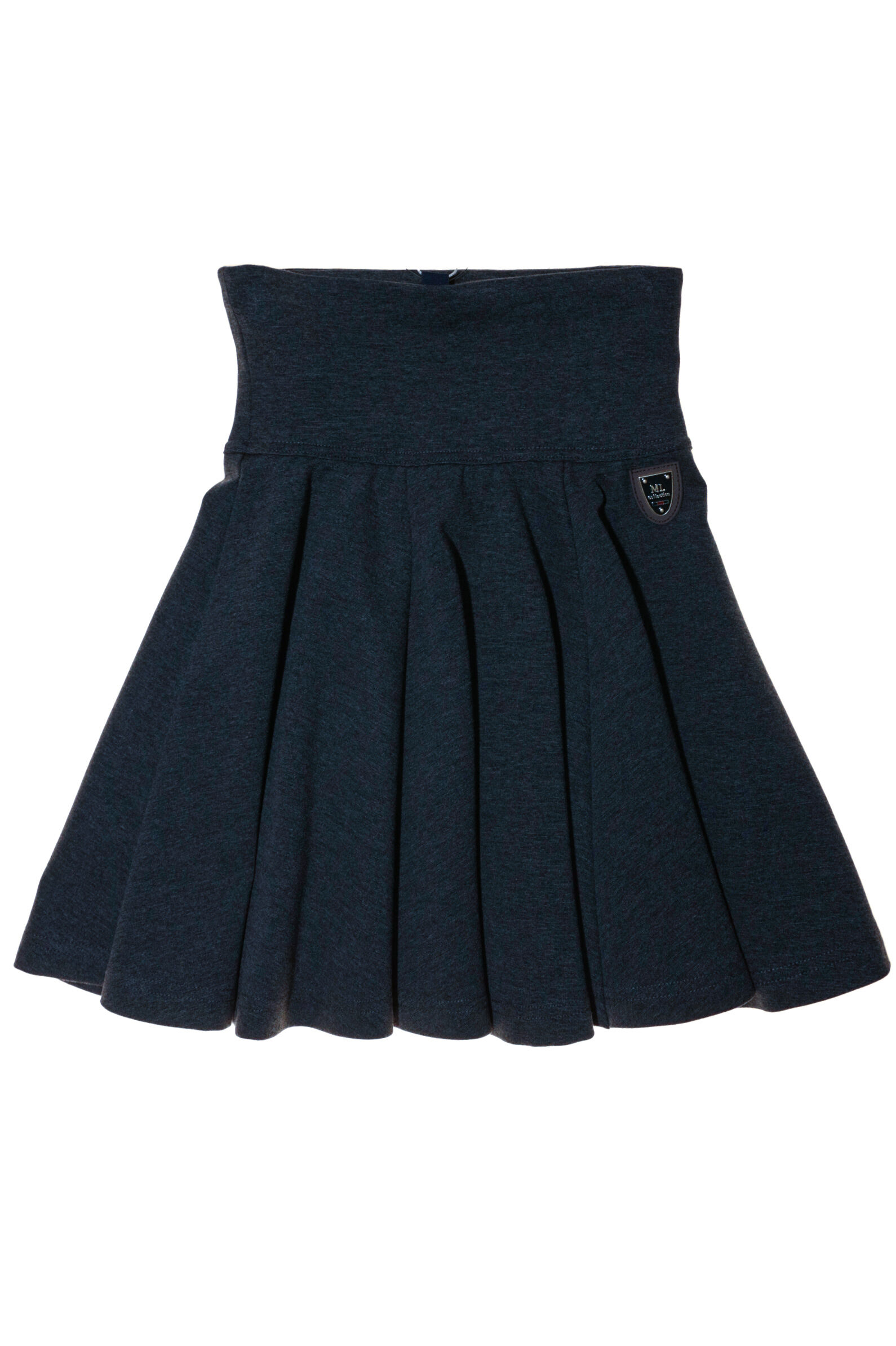 Юбка дев. АРТ.2067/2-522-ТВК-340,сер,вис-па-эл